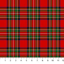 Totally Tartan Wovens W24501-24 Stewart Red Multi by Northcott Studio for Northcott