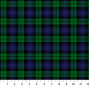 Totally Tartan Wovens W24508-76 Black Watch Green Multi by Northcott Studio for Northcott