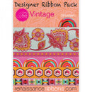 Tula Pink Vintage Strawberry Ribbon Pack