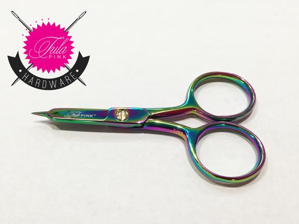 Tula Pink 4 Inch Large Ring Micro Tip Scissors