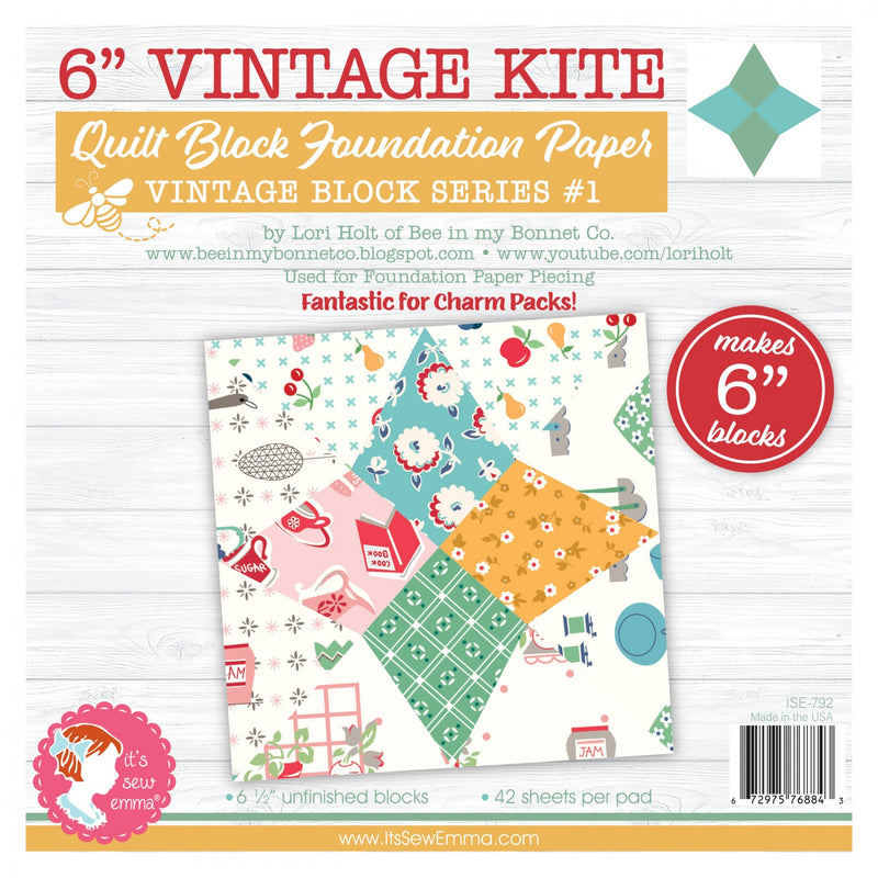 Vintage Kite Foundation Paper Pad - 6 Inch Blocks