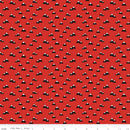 Wild at Heart Flannel F11447-RED Mountains by Lori Whitlock for Riley Blake Designs