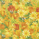Wild Blossoms 48731-17 Honeycomb Daisies and Poppies by Robin Pickens for Moda
