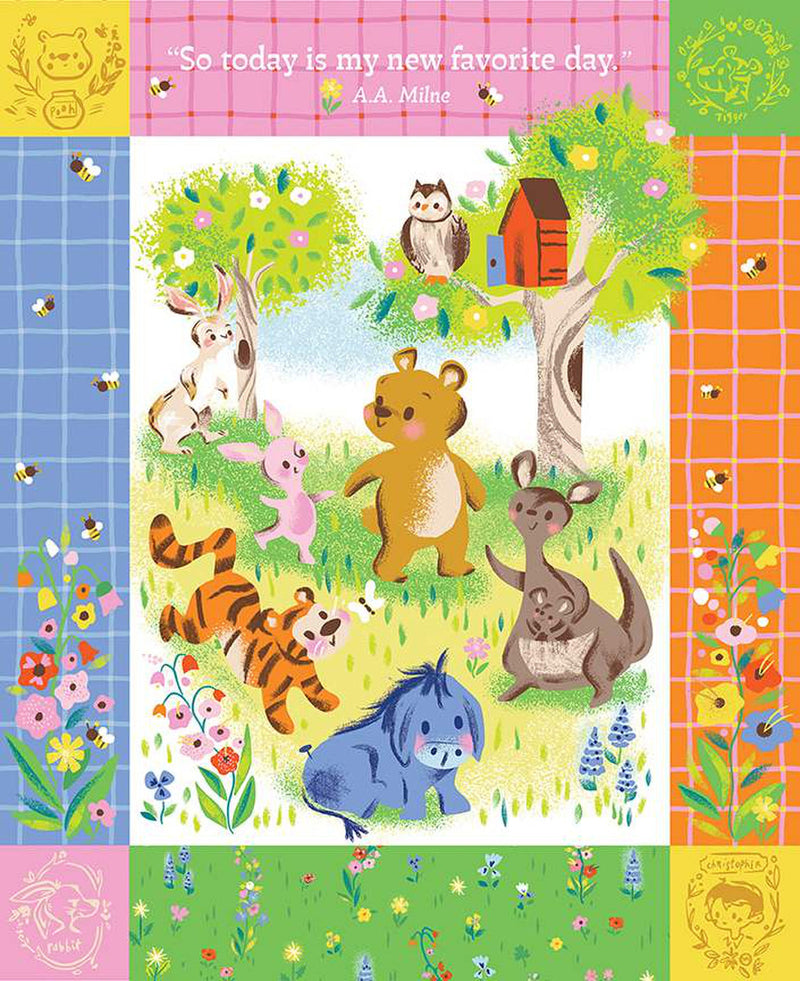 100 Aker Woods Panel P15177-PANEL My Favorite Day by Jill Howarth for Riley Blake Designs