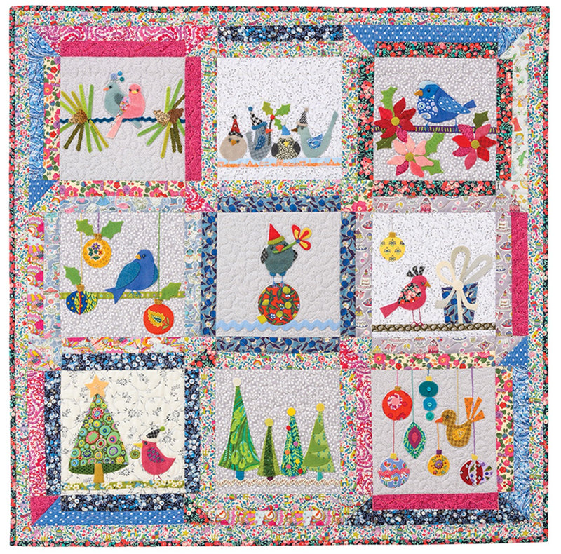 Birds in Toyland Book Close Up Picture of Quilt C & T Publishing 11467