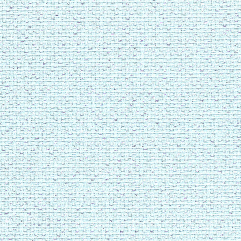 14 Count Aida Blue Blizzard Opalescent Cross Stitch Fabric Cloth 3706-5169 by Zweigart closeup