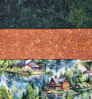 3 Yard Fabric Bundle for Fabric Café Books/Patterns - At the Lake (Printed Cotton)