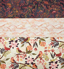 3 Yard Fabric Bundle for Fabric Café Books/Patterns - Canyon Birds (Printed Cotton)
