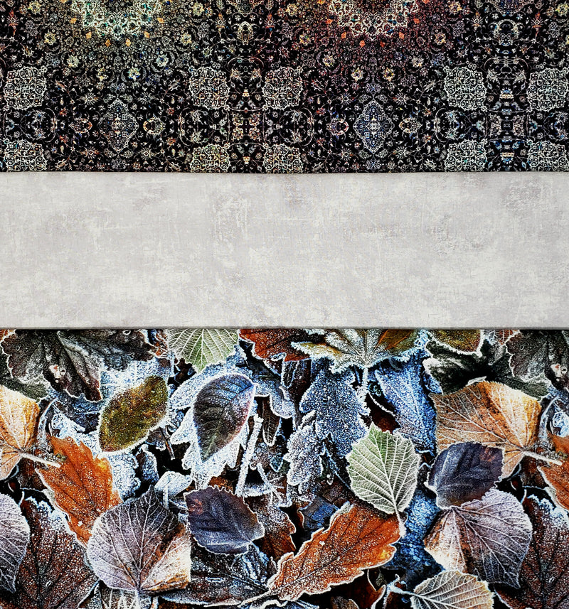 3 Yard Fabric Bundle for Fabric Café Books/Patterns - First Hard Frost (Printed Cotton)