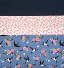 3 Yard Fabric Bundle for Fabric Café Books/Patterns - Follow the Swallow (Printed Cotton)