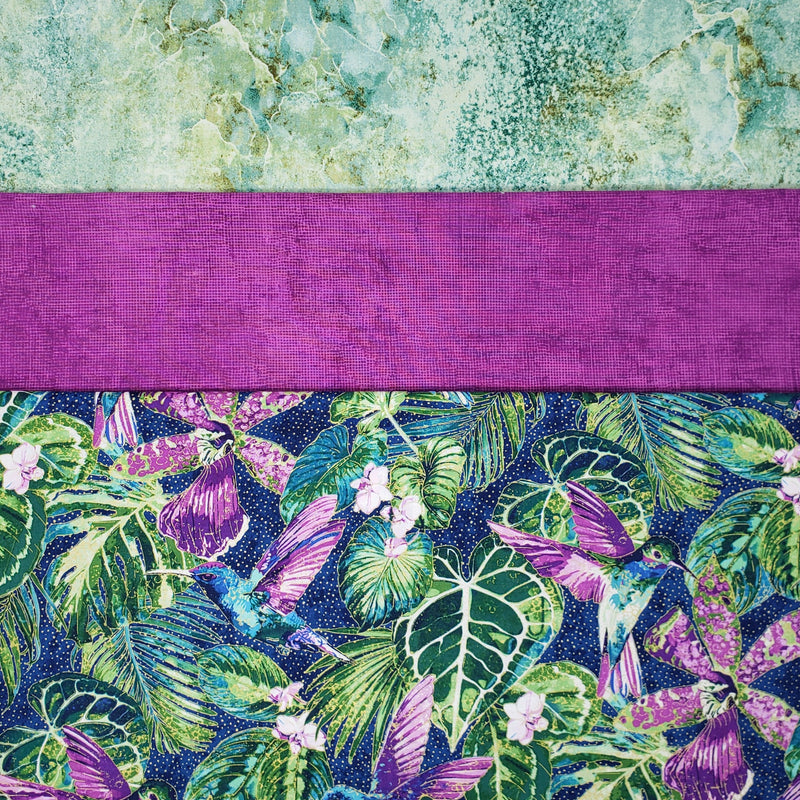 3 Yard Fabric Bundle for Fabric Café Books/Patterns - Paradise (Printed Cotton)