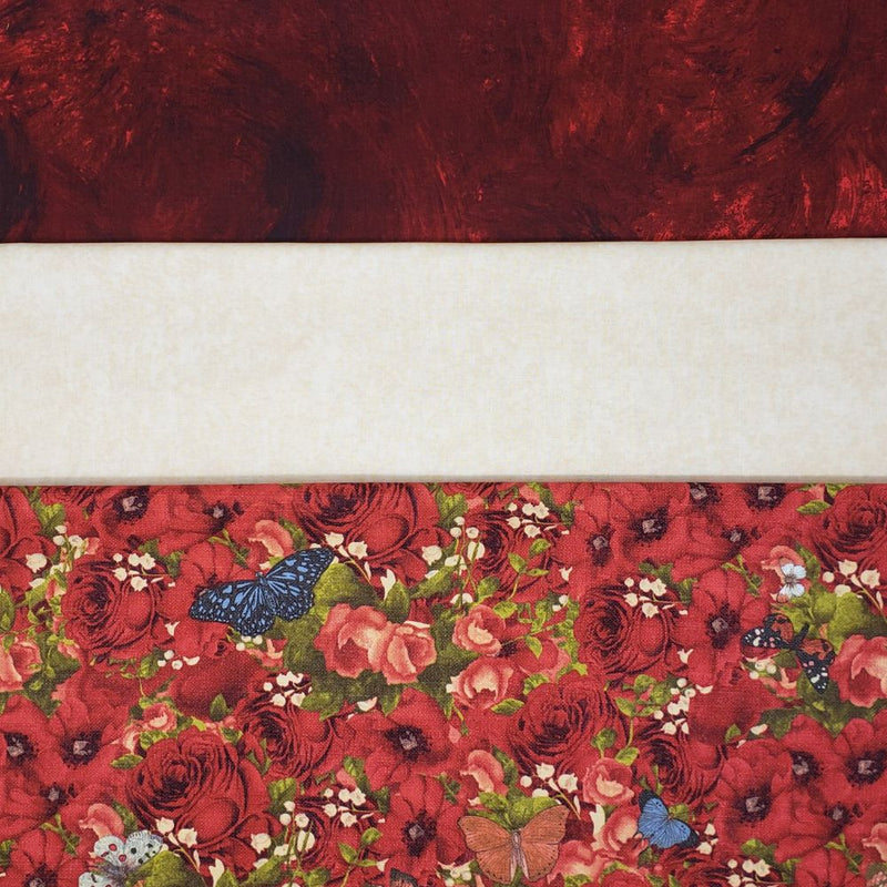 3 Yard Fabric Bundle for Fabric Café Books/Patterns - Simply Devoted to You (Printed Cotton)