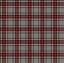 West Creek Wovens W23904-94 Lennox Gray Red 74.5% Cotton/22% Polyester/3.5% Rayon - 0.38m (approx. 15") Remnant