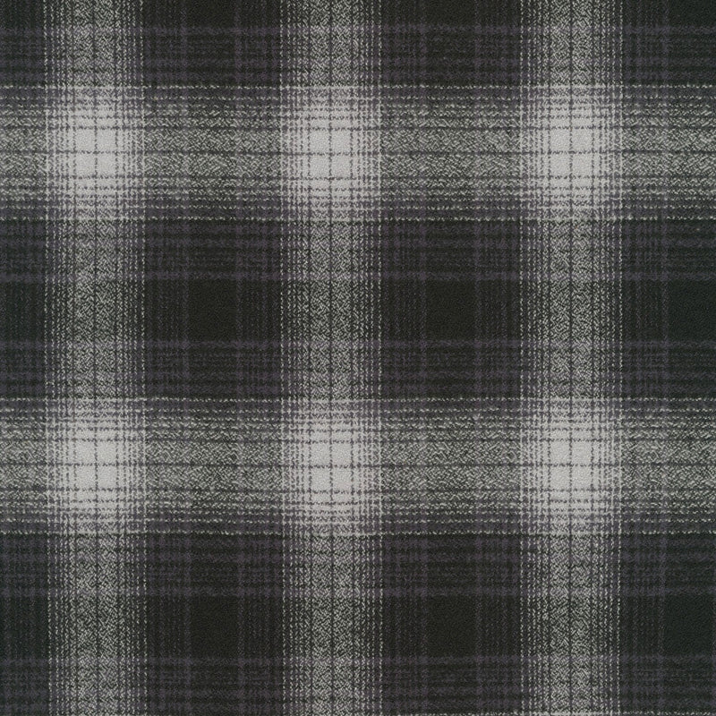 Mammoth Flannel SRKF-15600-184 Charcoal - 0.52m (approx. 20") Remnant