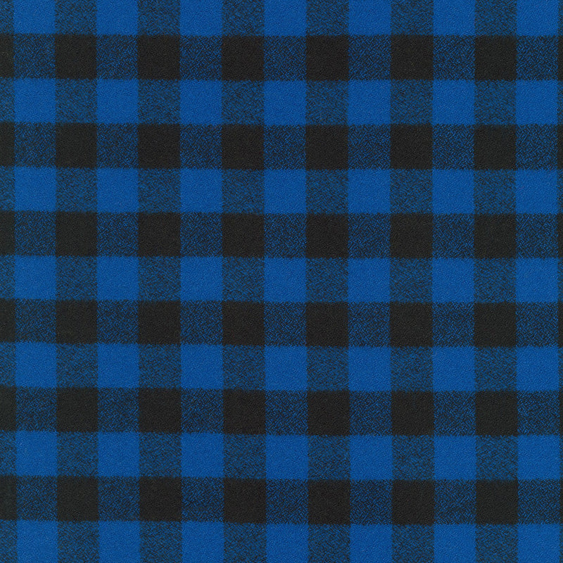 Mammoth Flannel SRKF-16944-4 Blue - 0.59m (approx. 23") Remnant
