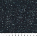 4th & Main Favorites Batik 82001-99 Black Compass Star by Scott Flanagan of 4th & Main Designs for Banyan Batiks by Northcott