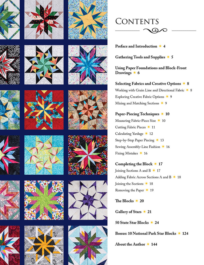 60 Fabulous Paper-Pieced Stars - 2nd Edition