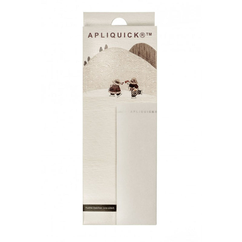 Apliquick packaging with two people skating.