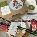 Cross Stitch Kit Rockin Robin Kit Contents