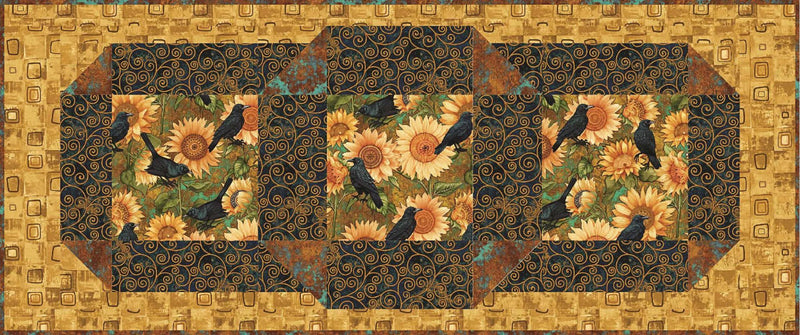 Crowtastic Table Runner Free PDF Quilt Pattern image