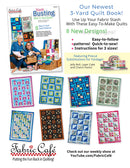 Stash Busting With 3-yard Quilts Picture of Back Cover Fabric Cafe FC032344