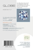 Globe Pattern Zen Chic Picture of Back of Pattern GOQP