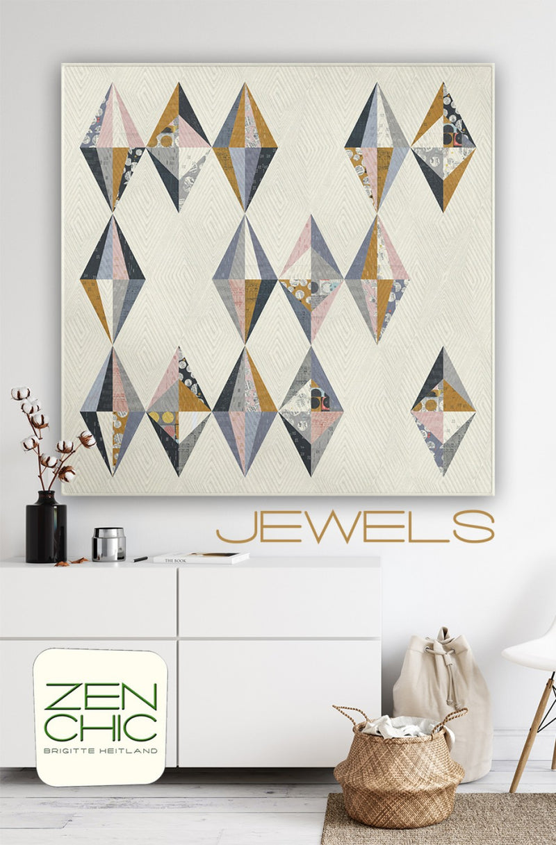 Jewels Quilt Pattern Zen Chic JEQP