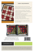 Patchwork Christmas Wall Hanging Mini Quilt & Pillows Judi Madsen Picture of Back of Pattern JMP-115