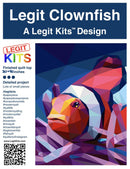 Legit Clownfish Quilt Pattern Legit Kits LK-PT017