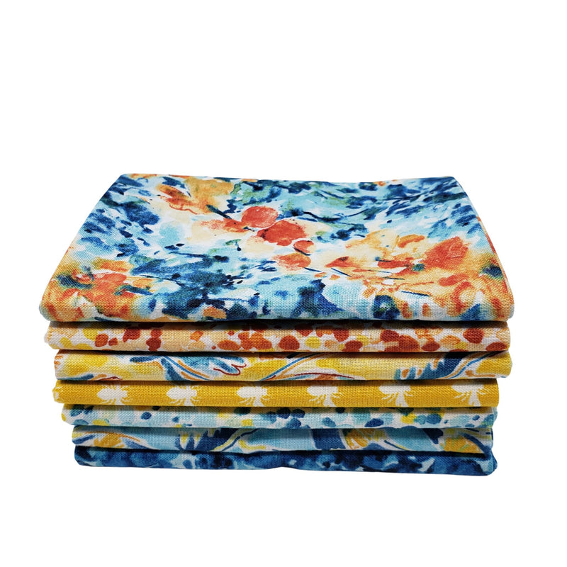 Lush and Lively and Friend Fat Quarter Bundle - 7-piece stacked