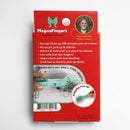 MagnaFingers Pick-up/Release - Aqua Picture of the Back of Item in Packaging MP-AQUA