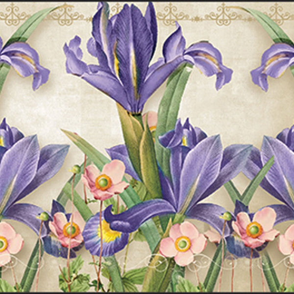 A6 2024 Agenda / Japanese Flowers on Purple Background / 10x15cm / Back to  School / Handbag 