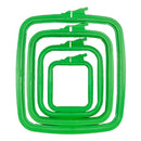 Nurge Rectangular Plastic Embroidery Hoops 220mm x 195mm (8.7 x 7.7 inches) Size No. 3