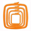 Nurge Rectangular Plastic Embroidery Hoops 220mm x 195mm (8.7 x 7.7 inches) Size No. 3