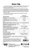 Power Trip Pattern Picture of Back of Pattern ByAnnie PBA237