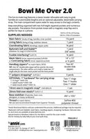 Bowl Me Over 2.0 Bag Pattern Picture of Back of Pattern ByAnnie PBA249-2