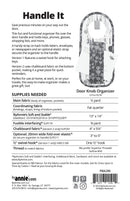 Handle It Pattern Picture of Back of Pattern ByAnnie PBA280