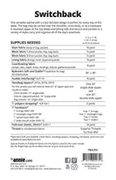 Switchback Pattern Picture of Back of Pattern ByAnnie PBA295