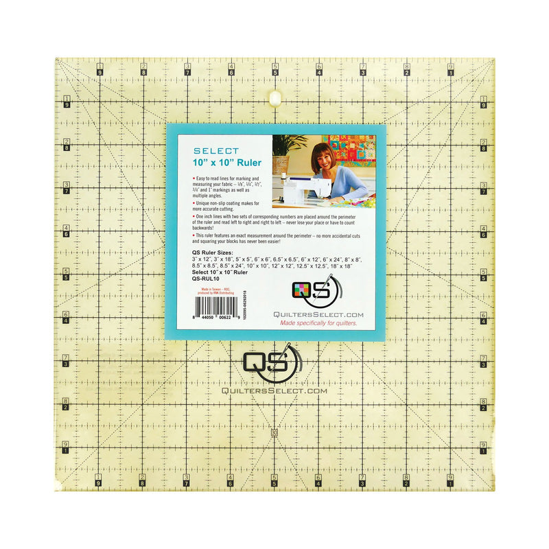 Quilters Select 10 Inch X 10 Inch Ruler