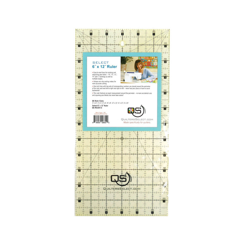 Quilters Select 6 Inch X 12 Inch Ruler