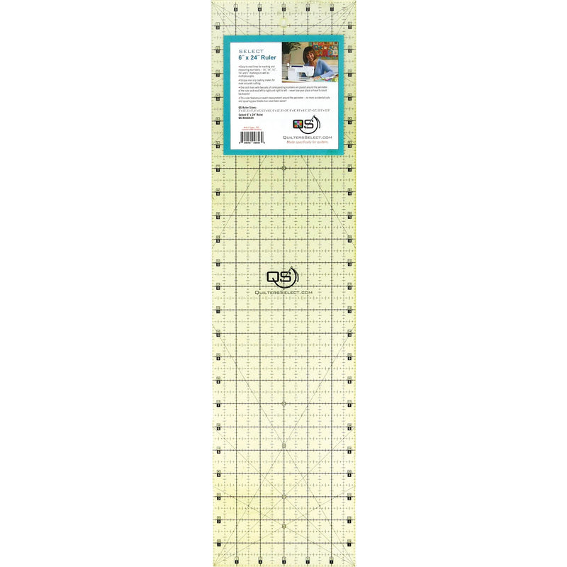 Quilters Select 6 Inch X 24 Inch Ruler