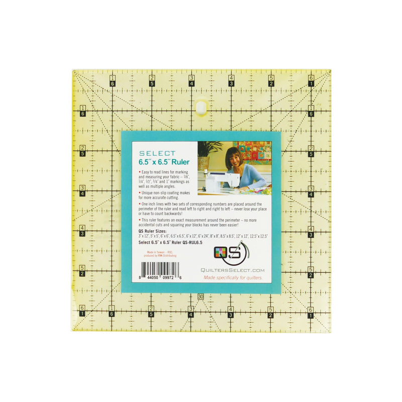 Quilters Select 6.5 Inch X 6.5 Inch Ruler