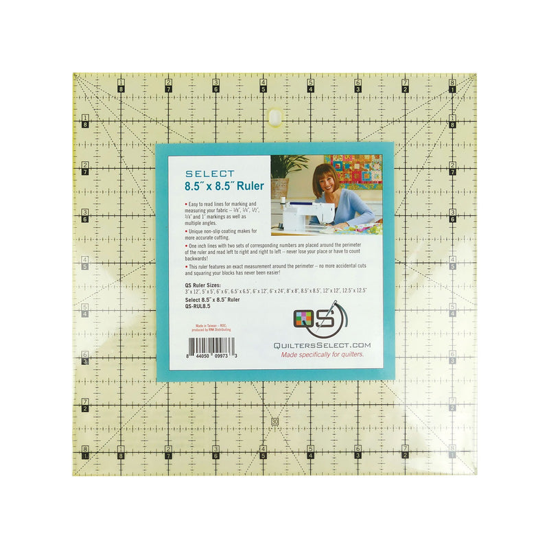 Quilters Select 8.5 Inch X 8.5 Inch Ruler