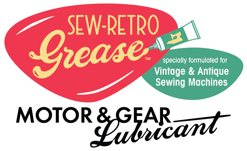 SEW-RETRO Grease, Motor & Gear Lubricant for Vintage and Antique Sewing Machine The Featherweight Shop SRG-FWS