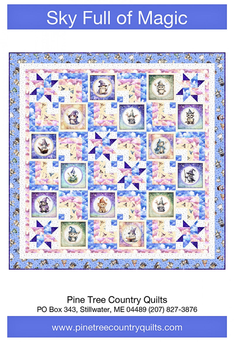 Sky Full of Magic quilt pattern front cover