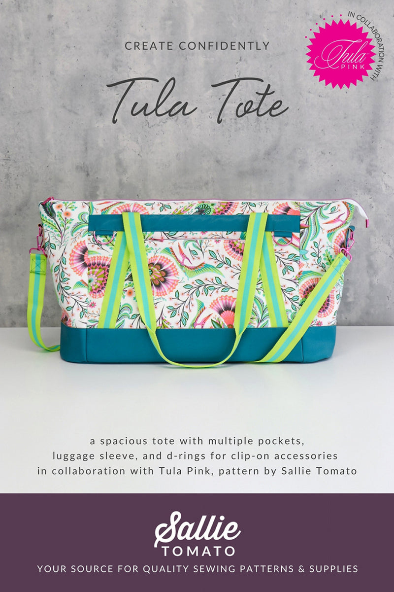 Tula Pink Tula Tote pattern front cover