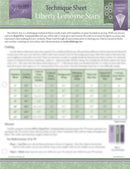 Liberty Lemoyne Stars Technique Sheet Studio 180 Design UDTEC11