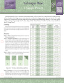 Triangle Pizazz Studio 180 Design Technique Sheets for Tucker Trimmer I, II and/or III UDTEC19