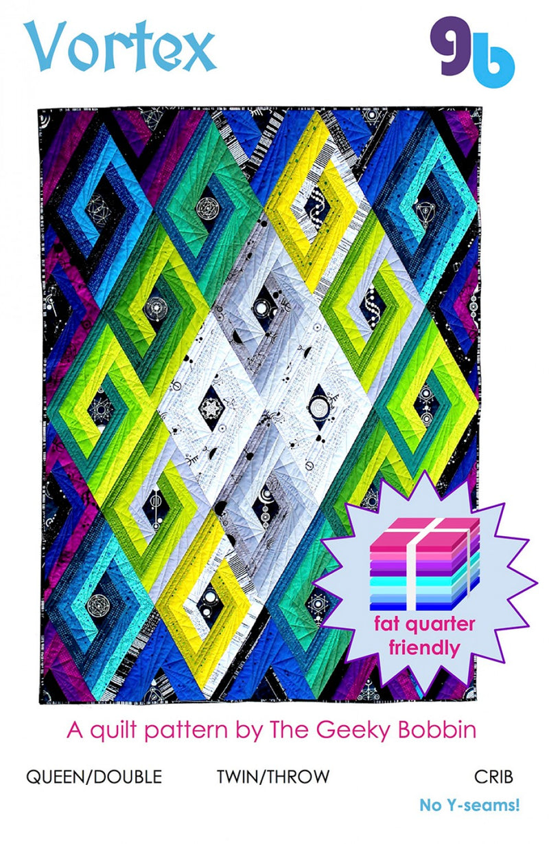 Vortex quilt pattern front cover