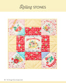 The Vintage Flower Sampler Quilt Book Zakka Workshop Close Up Picture of Quilt ZW2743